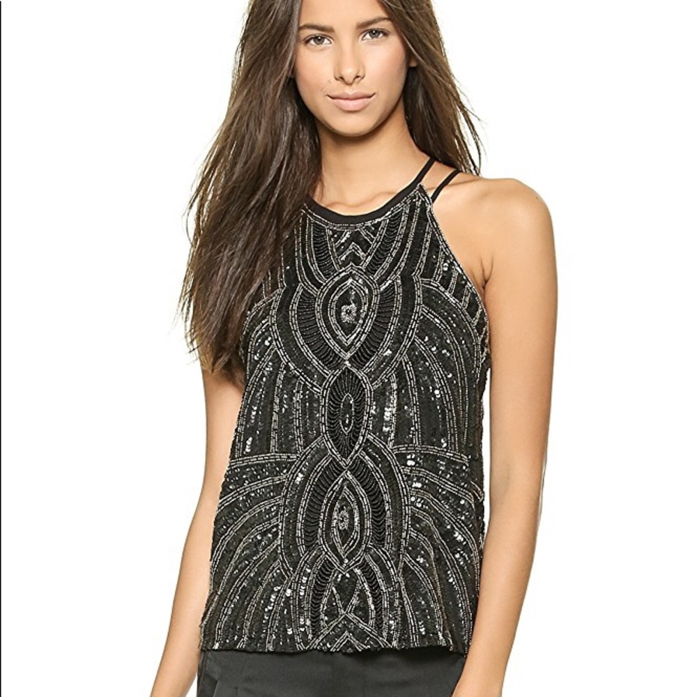 Parker Zane sequin tank